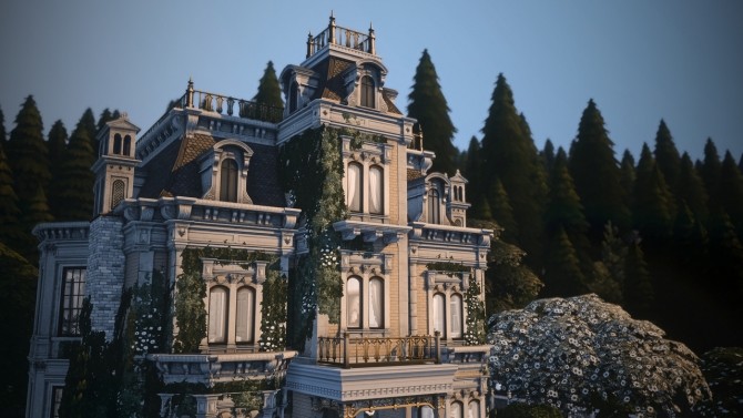 Sims 4 Canyon Mansion at Harrie