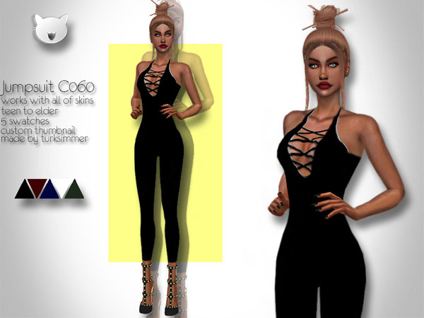 Sims 4 Jumpsuit C060 by turksimmer at TSR