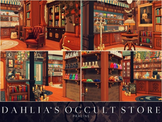 Dahlia’s Occult Store at Cross Design » Sims 4 Updates