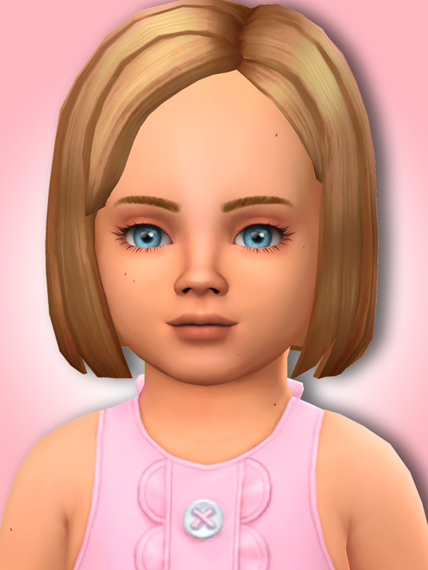 Sims 4 Toddler Bangsideswept Hair Conversion at MSQ Sims