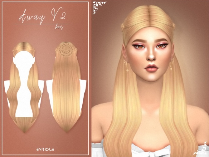 Away Hairstyle V2 at Enriques4 » Sims 4 Updates