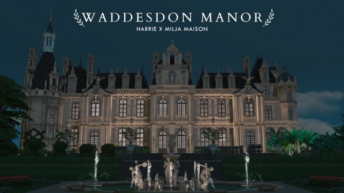 Sims 4 Waddesdon Manor at Harrie