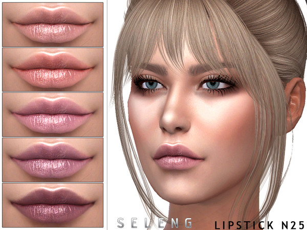 Sims 4 Lipstick N25 by Seleng at TSR