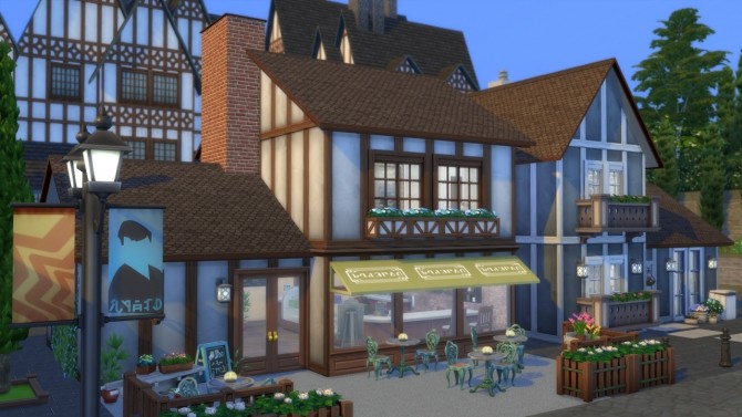 Sims 4 The Rolling Pin Bakery at ArchiSim