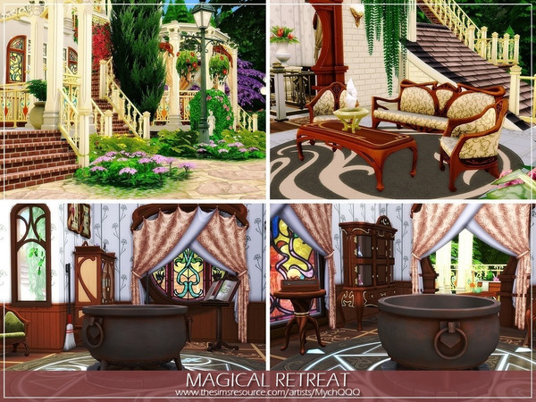 Sims 4 Magical Retreat house by MychQQQ at TSR