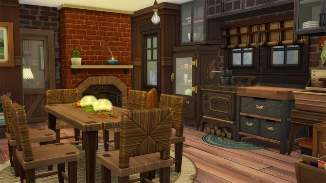 Sims 4 Rustic Hideaway by Cassie Flouf at L’UniverSims