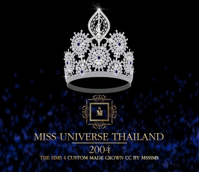 Sims 4 MISS UNIVERSE THAILAND 2004 CROWN (P) at MSSIMS