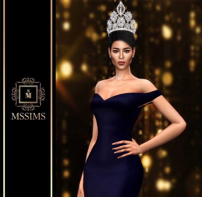 Sims 4 MISS UNIVERSE THAILAND 2004 CROWN (P) at MSSIMS