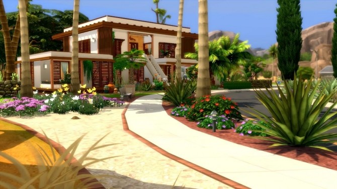 Sims 4 Villa Soleil by chipie cyrano at L’UniverSims