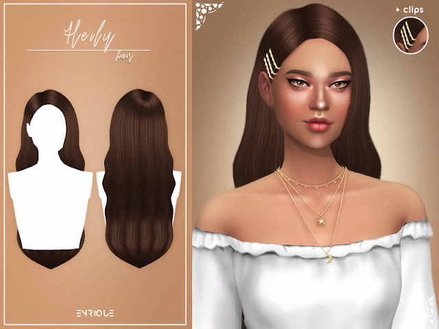 Sims 4 Heily Hairstyle at Enriques4