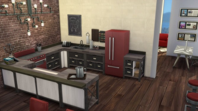 Sims 4 Hip Apartment at ArchiSim