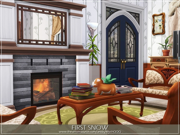 Sims 4 First Snow house by MychQQQ at TSR