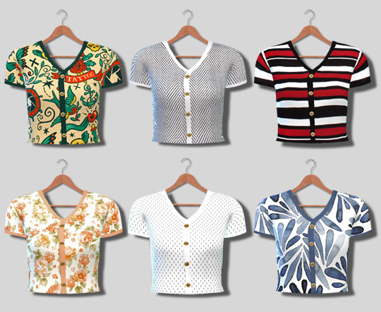 Sims 4 Button Up Shirts With Patterns at Descargas Sims