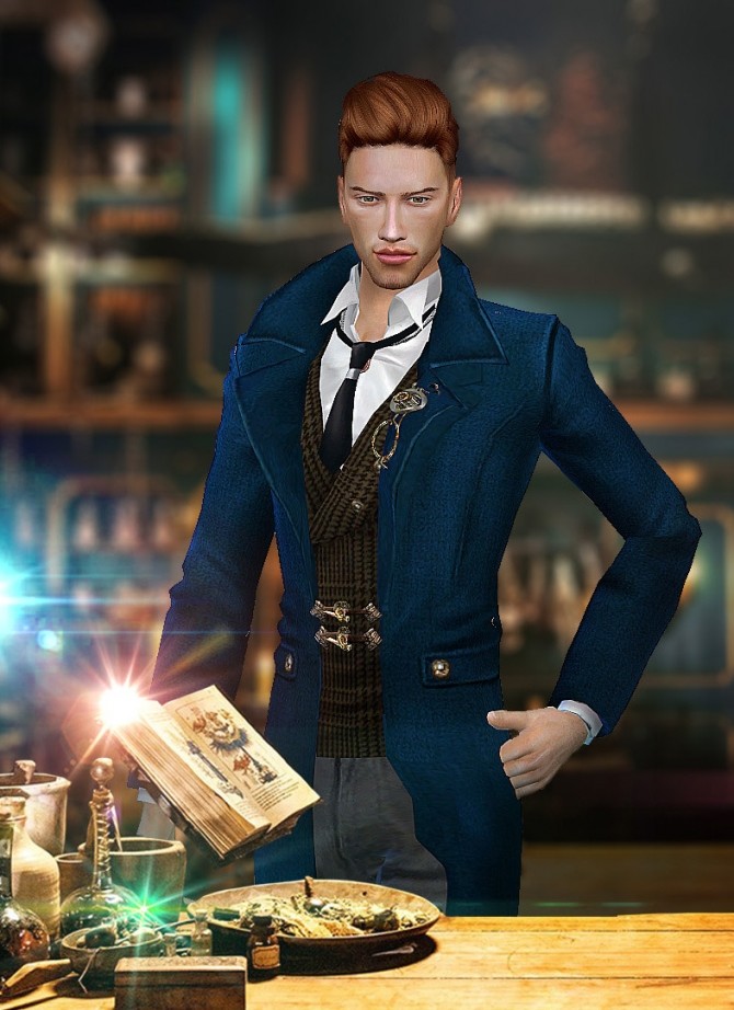 Sims 4 Magician Coat at HoangLap’s Sims