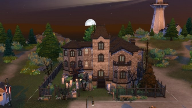 Sims 4 Haunted Mansion at ArchiSim