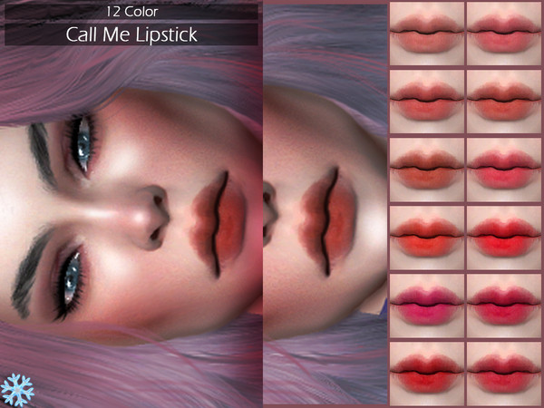 Sims 4 LMCS Call Me Lipstick by Lisaminicatsims at TSR