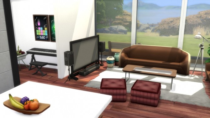Sims 4 Tiny industrial loft house at ArchiSim