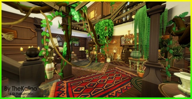 Sims 4 Overgrown Old Magic Home at Kalino