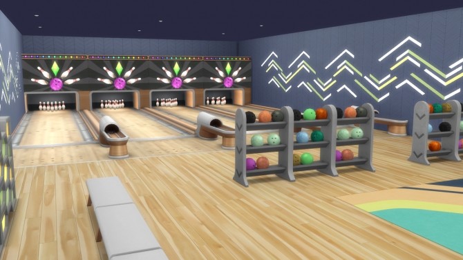 Sims 4 Bowling Alley at ArchiSim