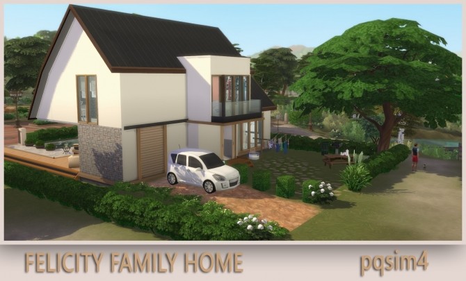 Sims 4 Felicity Family Home at pqSims4