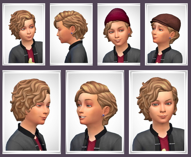 Sims 4 Kids Magic Curls at Birksches Sims Blog