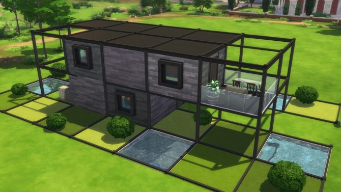 Sims 4 Cube Mania house at ArchiSim