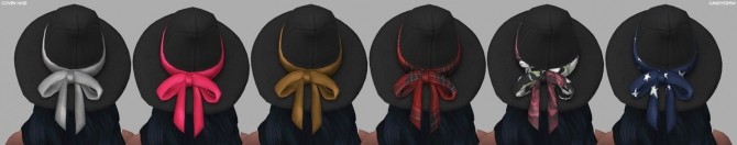 Sims 4 COVEN HAIR + HAT ACC RECOLOR at Candy Sims 4