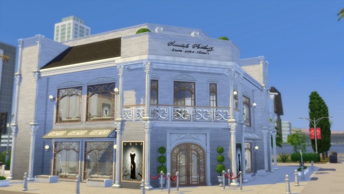 Sims 4 Parisian Clothing Store at ArchiSim