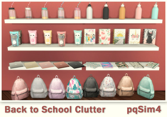 Back To School Clutter At Pqsims4 Sims 4 Updates