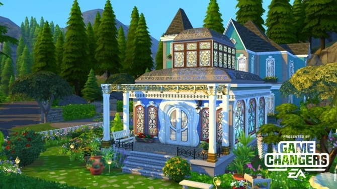 Sims 4 Ilverly house by Bloup at Sims Artists