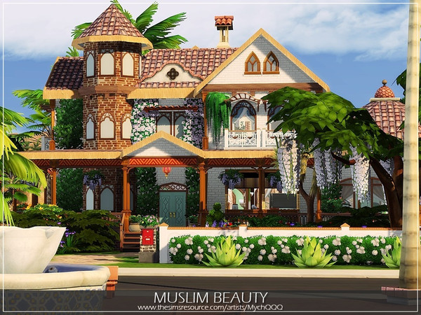 Sims 4 Muslim Beauty house by MychQQQ at TSR