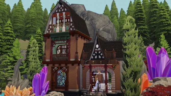Sims 4 Crystal House at Akai Sims – kaibellvert