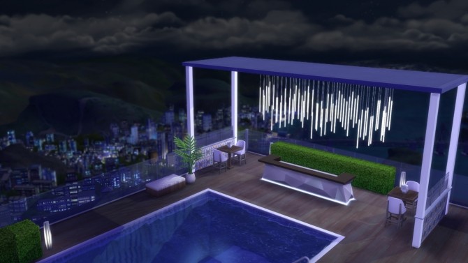 Rooftop Lounge at ArchiSim » Sims 4 Updates