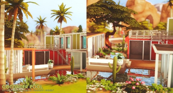Sims 4 Container pool at Helga Tisha