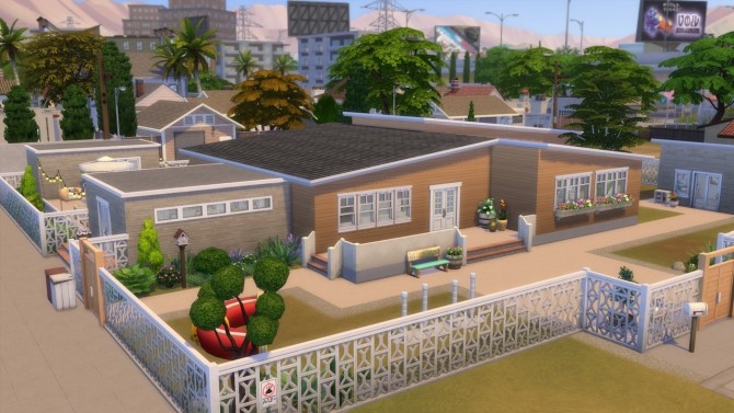 Sims 4 Sunny Suburban family house at ArchiSim