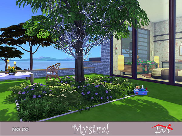 Sims 4 Mystral villa by evi at TSR