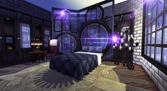Sims 4 SIlver Mist Build for magicians at HoangLap’s Sims