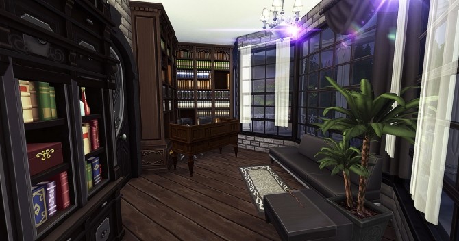 Sims 4 SIlver Mist Build for magicians at HoangLap’s Sims