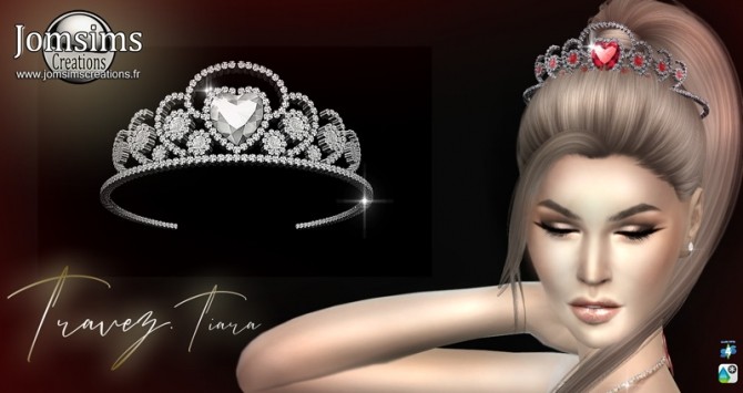 Sims 4 Travez tiara at Jomsims Creations