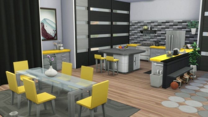 Sims 4 Bright Modern Home at ArchiSim