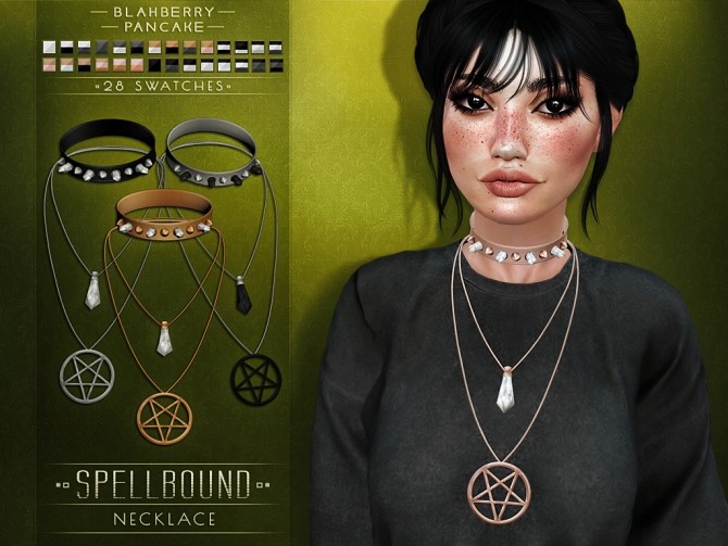 Sims 4 Spellbound necklace at Blahberry Pancake