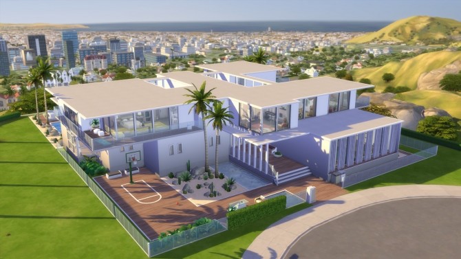 Sims 4 Celebrity Mansion at ArchiSim