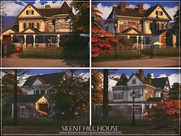 Sims 4 Silent Hill House by MychQQQ at TSR