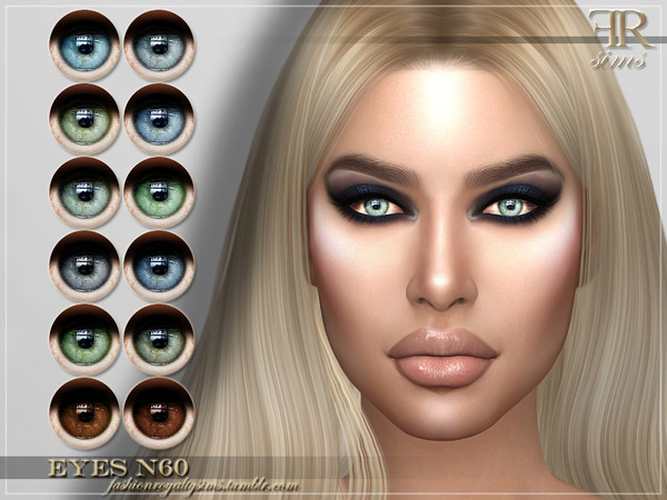 Sims 4 FRS Eyes N60 by FashionRoyaltySims at TSR