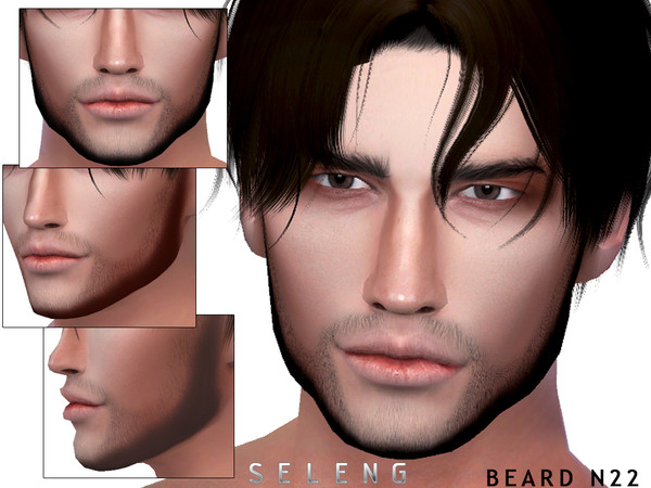 Sims 4 Beard N22 by Seleng at TSR