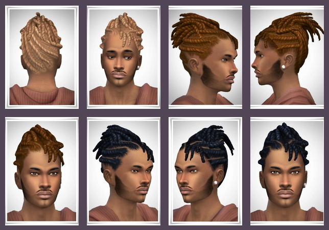 Sims 4 Wood’s Bangs Twist Dreads at Birksches Sims Blog
