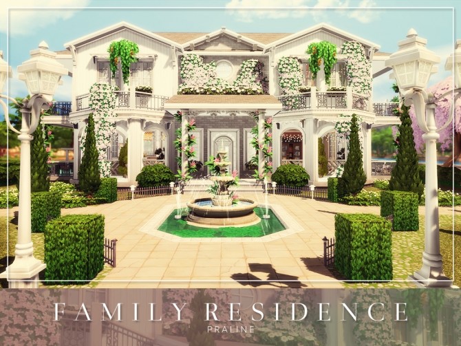 Sims 4 Family Residence by Praline at Cross Design