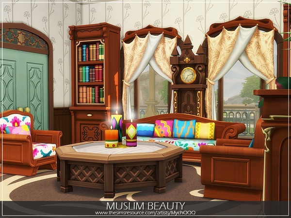 Sims 4 Muslim Beauty house by MychQQQ at TSR