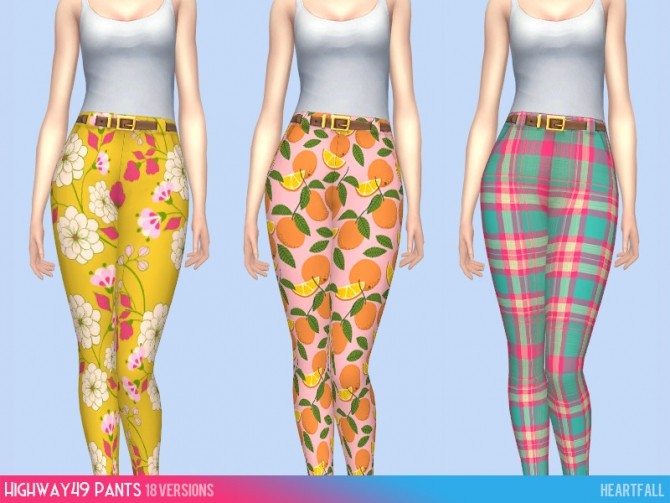 Sims 4 Simstroubles Pants and shorts recolors at Heartfall