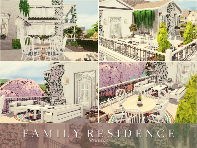 Sims 4 Family Residence by Praline at Cross Design
